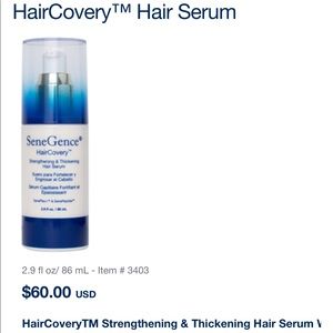 SeneGence HairCovery BRAND NEW & SEALED